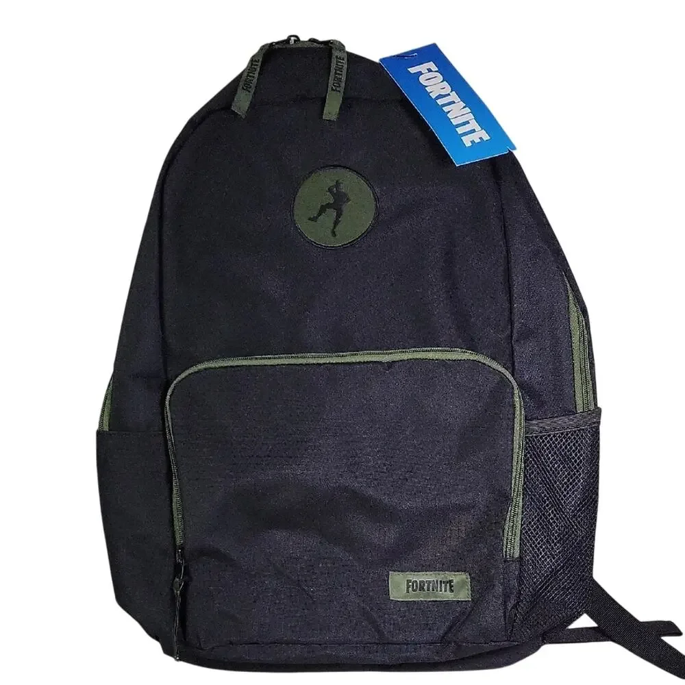 Fortnite Solidify Black and Green Backpack NEW